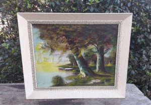 Peinture / huile sur toile / Forêt / n°5289