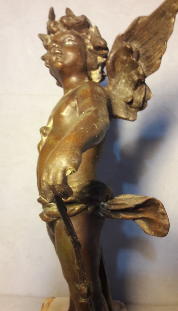 Ancienne statue / Cupidon / Marbre / n°5460