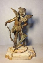 Ancienne statue / Cupidon / Marbre / n°5460