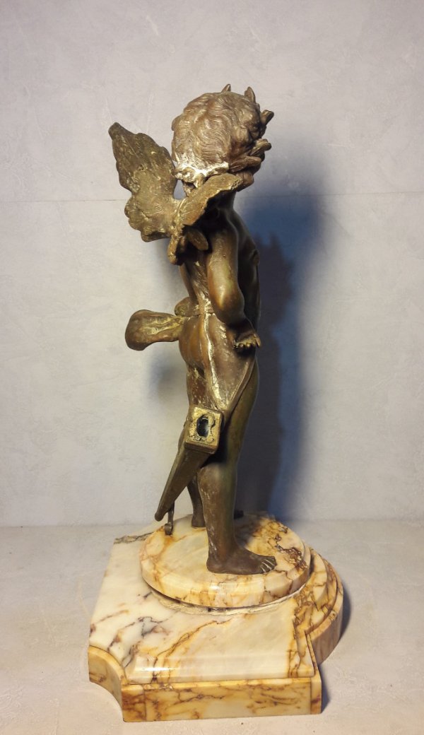 Ancienne statue / Cupidon / Marbre / n°5460