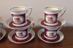 Lot de 10 tasses / Porcelaine Allemande / n°5702