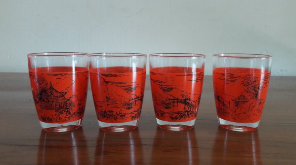 Service a porto vintage / verres + carafe / n°6320
