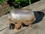 Ancienne lampe d'usine / indus / Mapelec / n°6295