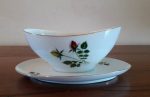 Saucière vintage Winterling Bavaria Rose n°6403