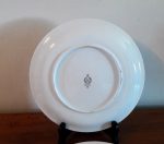 Lot de 6 assiettes plates vintages n°6399