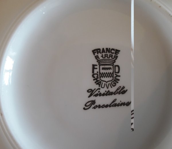 Service a café / Porcelaine de Chauvigny n°6316