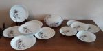 Service Vintage / Massé Surget / Assiettes / n°6453