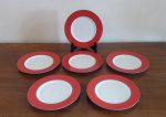 Lot 6 assiettes a dessert / Tognana / Italie / n°6456