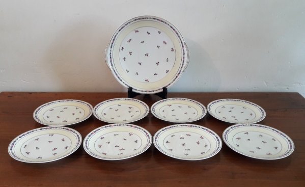 Ancien service a gateaux Limoges n°6551