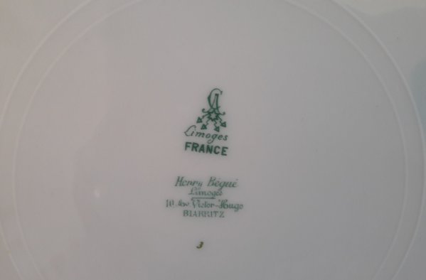 Ancien service a gateaux Limoges n°6551