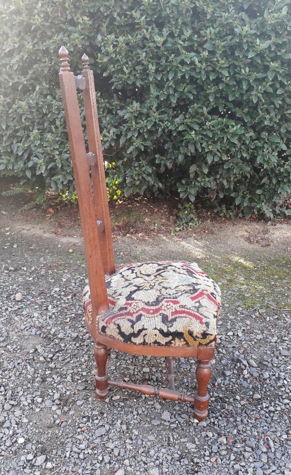 Ancienne chaise / Liseuse / nourrice / chêne / n°6650