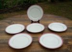 Lot 6 anciennes assiettes plates  Limoges n°6625