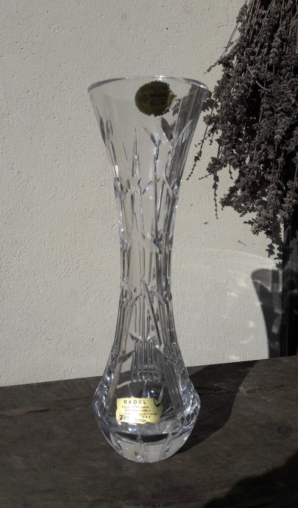 Vase en cristal de Bohème n°7487