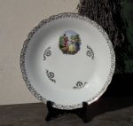 Plat a sauce vintage en porcelaine n°7593