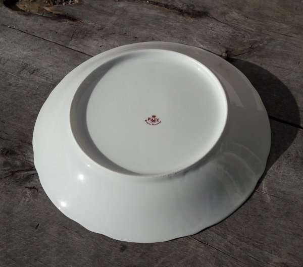 Plat a sauce vintage en porcelaine n°7593