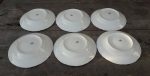 6 assiettes a soupe en porcelaine n°7606