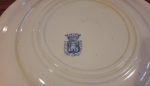 Ancienne assiette parlante / Gien / n°7769