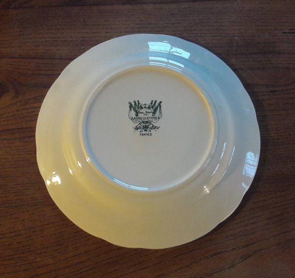 Ancienne assiette parlante / Sarreguemines / Napoléon / n°7962