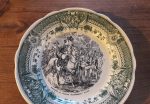 Ancienne assiette parlante / Sarreguemines / Napoléon / n°7966