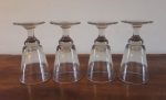 Lot de 4 grands verres a absinthe n°7995