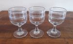 Lot de 7 anciens verres soufflés n°8002