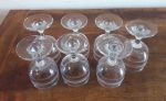 Lot de 7 anciens verres soufflés n°8002