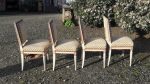 Lot de 4 chaises Style Louis XVI Maurice Hirch n°7976