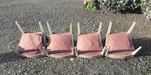 Lot de 4 chaises Style Louis XVI Maurice Hirch n°7976