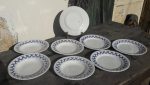 Lot de 8 assiettes Vintages n°6218