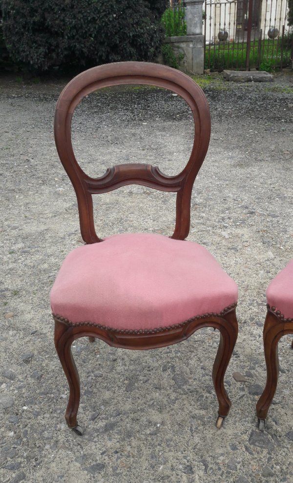 Ancienne paire de chaises Louis Philippe n°4302