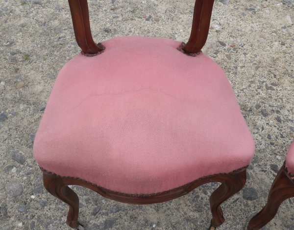 Ancienne paire de chaises Louis Philippe n°4302