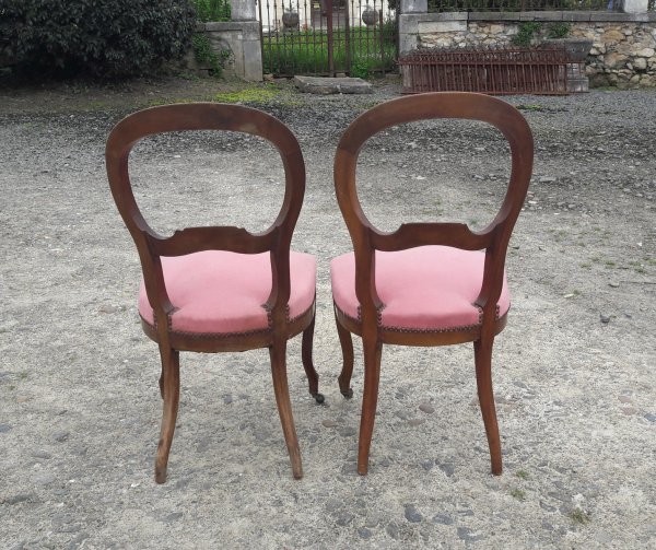 Ancienne paire de chaises Louis Philippe n°4302