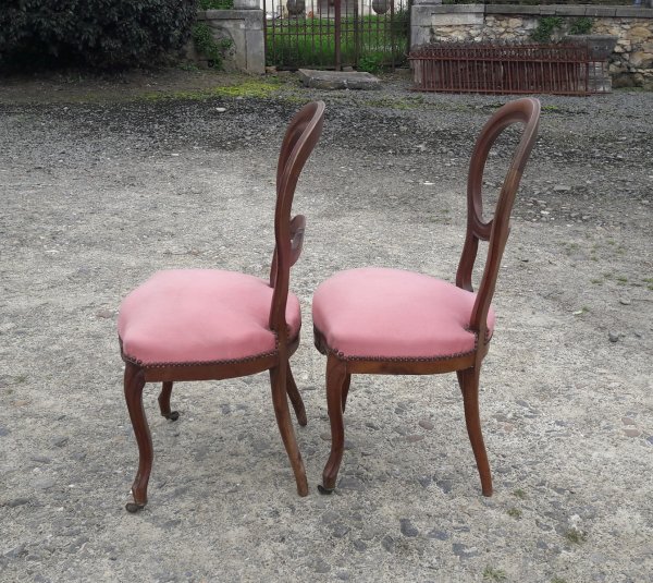 Ancienne paire de chaises Louis Philippe n°4302