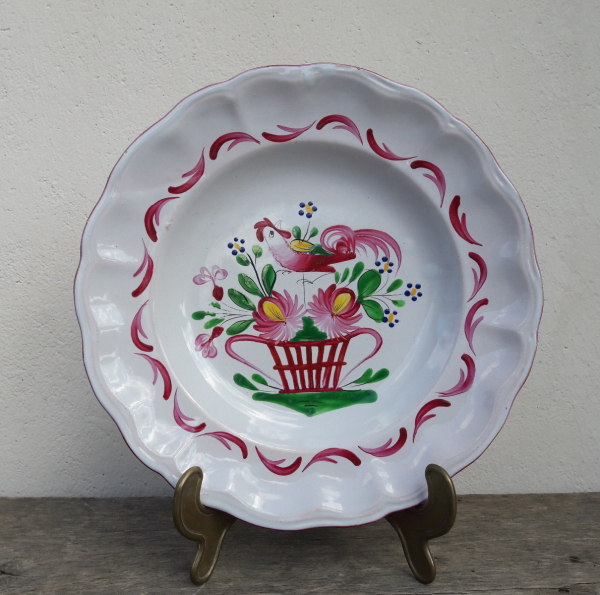 Ancienne assiette au coq n°4598