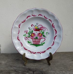 Ancienne assiette au coq n°4600