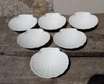 Lot de 6 coquilles St Jacques en porcelaine n°4231