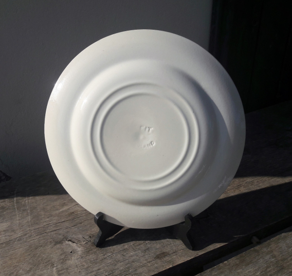 Plat en faience anglaise n°4777