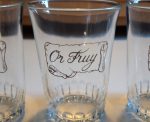 Lot de 6 verres OR FRUY n°4911