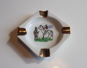 Cendrier vintage Limoges / Cheval / n°2006