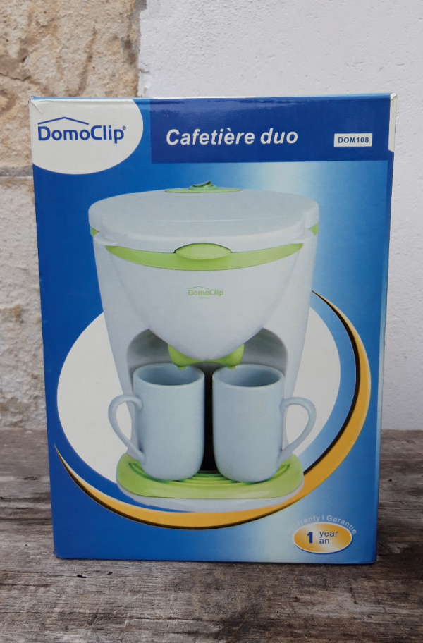 Cafetière duo Domoclip n°2085