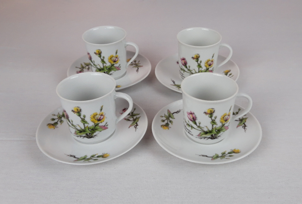 Lot de 4 tasses vintages Mobil n°2586