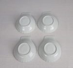 Lot de 4 coupes en porcelaine Coquille St jacques n°2527