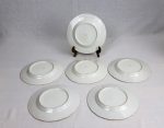 Lot de 6 anciennes assiettes a dessert n°2575