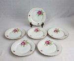 Lot de 6 anciennes assiettes a dessert n°2575