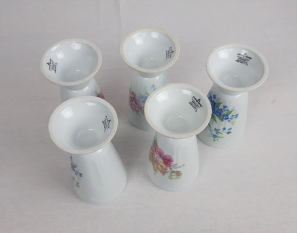 Lot de 5 mazagrans porcelaine de Limoges n°2646