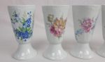 Lot de 5 mazagrans porcelaine de Limoges n°2646