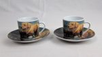 Lot de 2 tasses a café / Labrador / n°2648