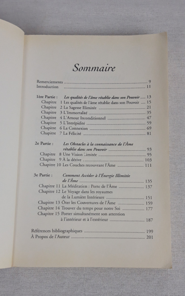 Livre / Rétablir l'âme dans son pouvoir grâce a la méditation n°2611