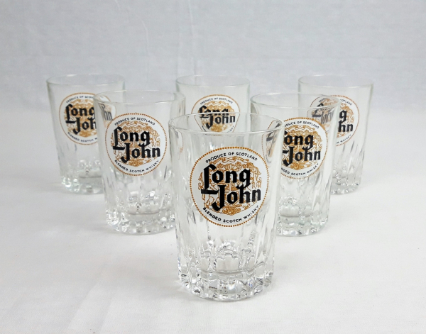 Lot de 6 verres publicitaires Long John n°2684