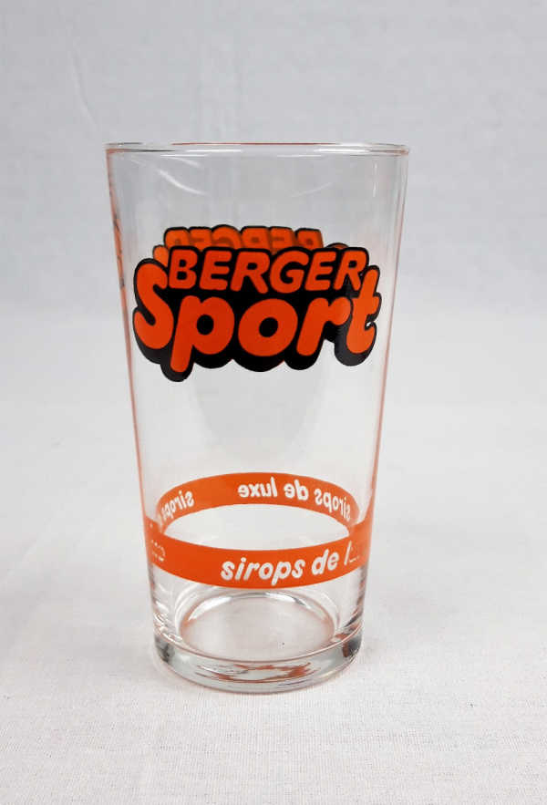 Lot de 6 verres publicitaires Sirop BERGER n°2686